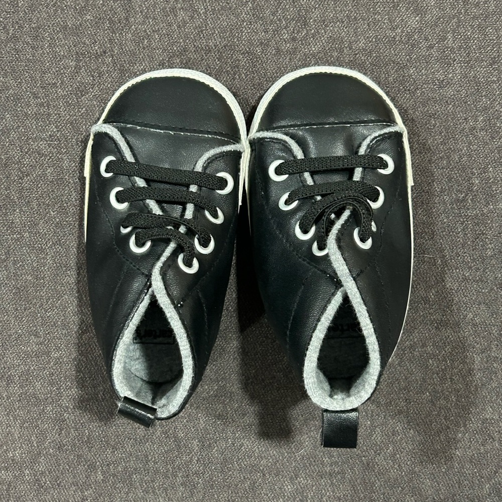 Carter's Black and White Kids Sneakers